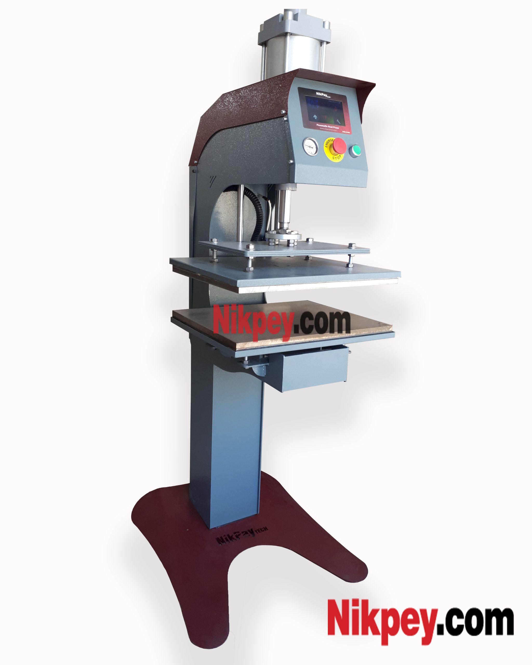 پرس حرارتی دو طرف داغی پنوماتیک 40 در 50