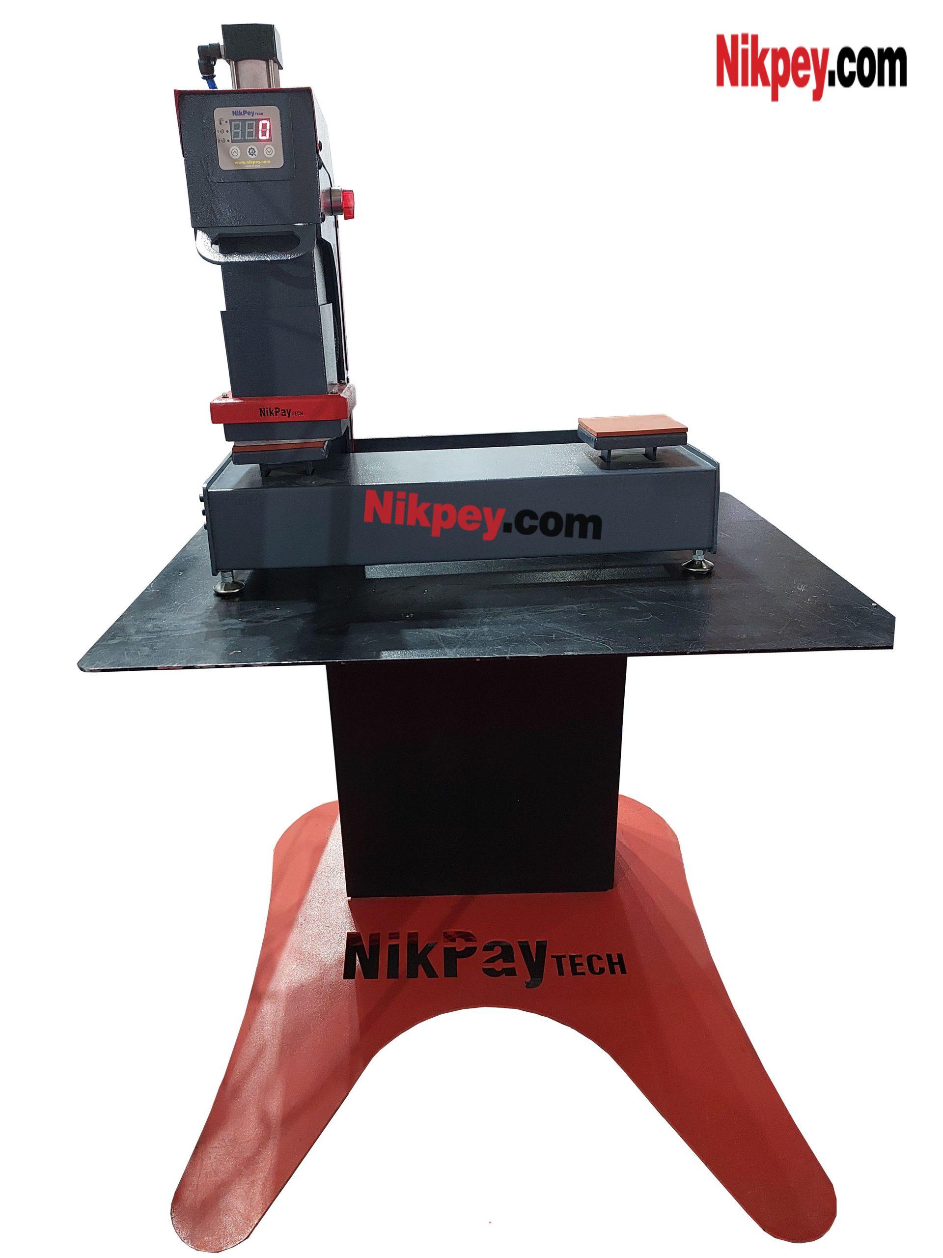 پرس حرارتی پشت یقه 10 در 10