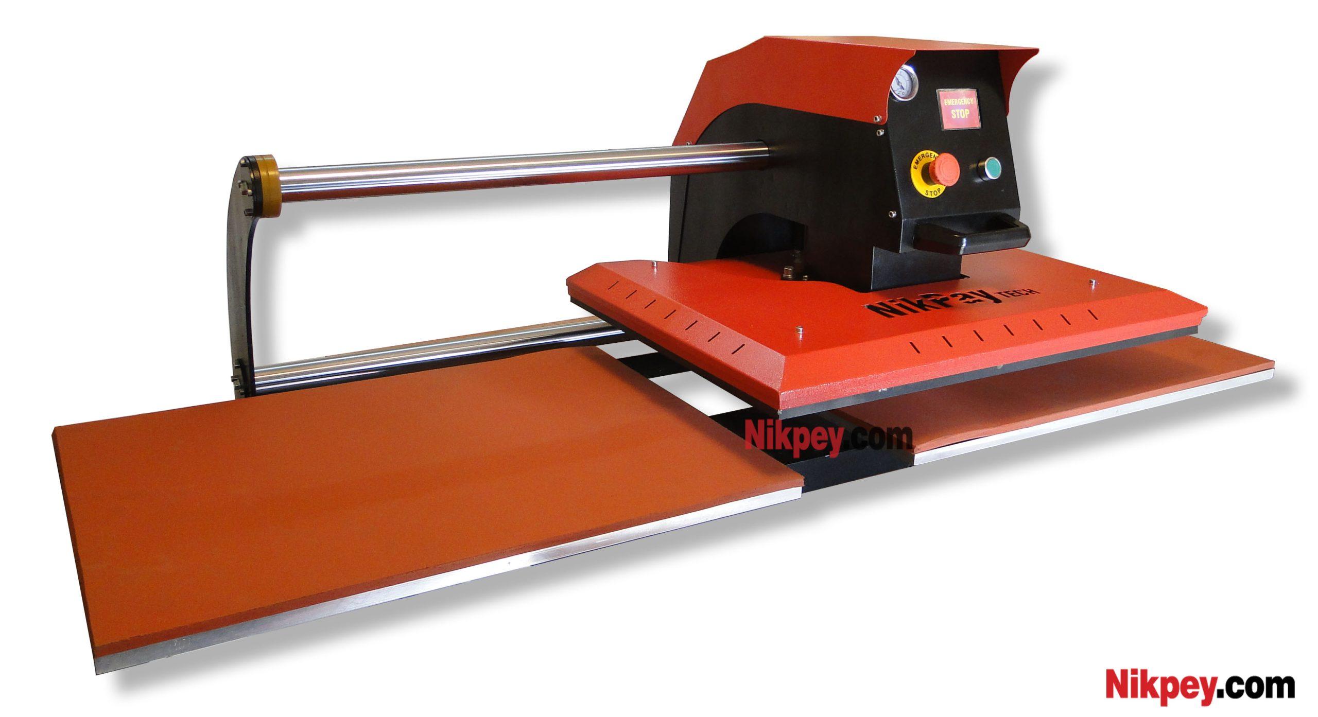 دستگاه پرس حرارتی پنوماتیک 60 در 80